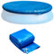 Ruolin Poolabdeckung Rechteckig, Blau Pool Abdeckplane Regensichere Staubdicht UV-beständig für Planschbecken Rechteckig Aufblasbarer Pool und Rectangular Frame Pool (305 x 305 cm)