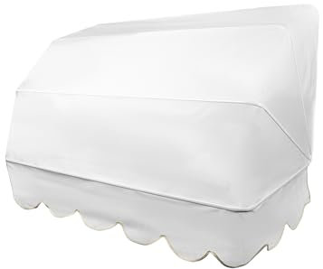 T-TENDA - Tenda a Cappottina a 4 Raggi Personalizzabile, con Struttura in Alluminio, Adatto per Balconi, Porte e Finestre, Disponibile in Varie Misure e Mantovane