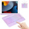 Keyboard Case for iPad 9th Generation 10.2 inch 2021, Multi-touch Trackpad & 7 Color Backlight & 360°Flip Hard-shell, Slim Keyboard Case with Pencil Holder, for iPad 9th/8th/7th Gen(Light Purple)