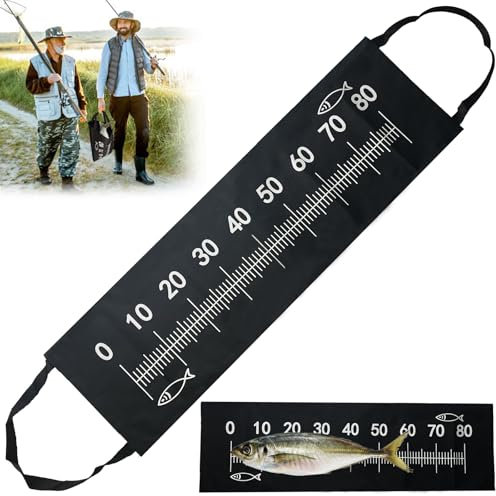 Coffee Life Plus®abhakmatte,Angeln Raubfisch Abhakmatte,Fishing Fisch-Maßband zum Angeln,Faltbare Karpfenmatte,30x100cm Fishing Abhakmatte,mit Maßband de Angelzubehör (B)