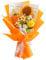 JANEUNIQUE Bouquet Fiori Artificiali Finti Fiore Finito Lavoro a Maglia Uncinetto Rosa Girasole Margherita Fiore Artificiale per Vaso Decorazione Regalo Donna