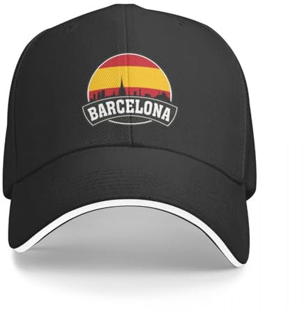 Barcellona Città Spagna Pool Party Baseball Caps Uomo High-End Femminile Spiaggia Crema Solare Cappello Hip Hop Trucker cap