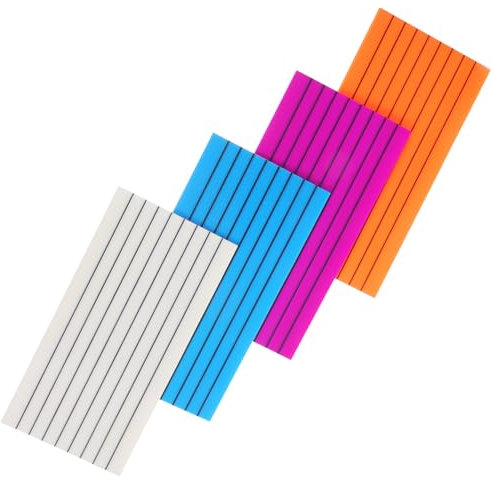 GRIRIW Notizzettel Block Wiederverwendbare Memo Sticker 4 150x70mm 50 Für to Do Listen Planung Und Organisation Ideal Für Büro Und Studium Notizblöcke