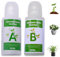 Cibo vegetale idroponico, 2 bottiglie nutrienti idroponici universali 20-23 g/bottiglia cibo vegetale a e b per piante da interno, verdure, frutta, soluzione nutritiva