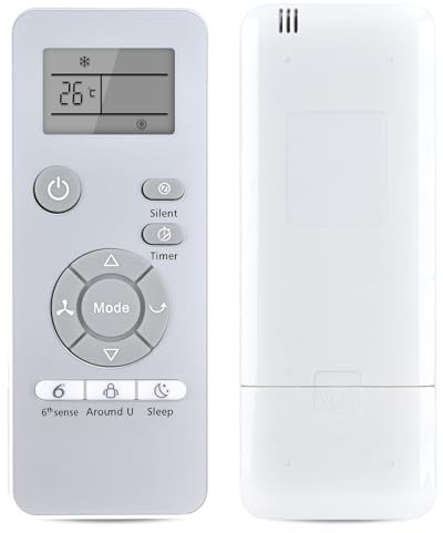 TCNOUMT Ersatzfernbedienung Passend für Bauknecht PACF29HP W BK Mobiles Klimagerät, Kompatibel mit Whirlpool-Klimaanlage DG11J2-32 PACB212HP PACB29HP PACW212CO PACW212HP PACW29COL PACW29HP SPICR318W