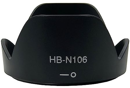 HB-N106 Professionelle Gegenlichtblende für DSLR-Kamera, Sonnenblende für AF-P 18–55 mm F/3,5–5,6 G Objektiv, blockiert Blendung