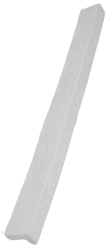 Ipetboom Lückenfüller Sofa Bettwandspaltfüllung 120cm L Förmiger Schwamm mit Abnehmbarem Bezug rutschfest für Bett Sofa und Studentenwohnheim