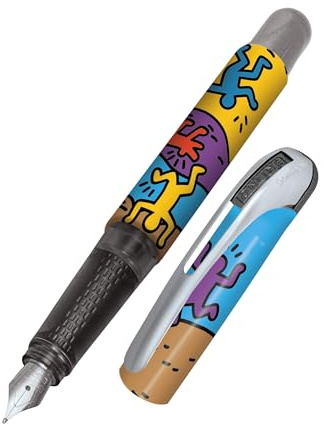 Online Füller College Top Art | Sonderedition Best of 35 | Tinten-Füller für Rechtshänder, ergonomisches Griffstück | hochwertige Iridium-Feder | Standard-Tintenpatronen, inkl. Kombipatrone blau