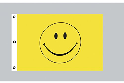 Everflag Riesen-Flagge: Smile 150cm x 250cm