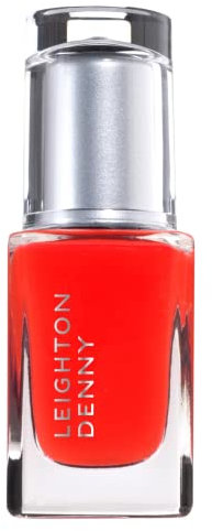 LEIGHTON DENNY I Love Juicy Nail Polish, High Performance Nail Colour, Bright Red Nail Varnish 12ml
