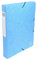 Exacompta - Réf. 50406E - 1 boite de classement avec élastiques Exabox - en carte lustrée 600g/m2 - Dos 4 cm - dimensions 25 x 33 cm - pour documents A4 - couleur turquoise - livrée montée