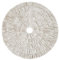 Shimmer Jute creme Rüschenrand Rustikal Weihnachtsbaum Rock, 127 cm, Urlaub Dekoration