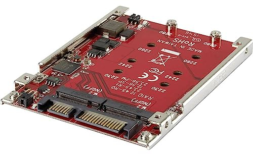 Renkforce RF-2841812 2 Port RAID Controller Passend für (SSD): 2230, 2242, 2260, 2280 inkl. Einbaurahmen