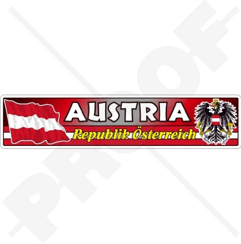 ÖSTERREICH Österreichisches Flaggen Wappen Republik Österreich Emblem 180mm Auto & Motorrad Aufkleber, Vinyl Sticker