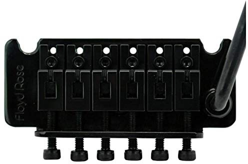 Floyd Rose non-fine Tuner Tremolo-Set mit R2 Sattel, schwarz
