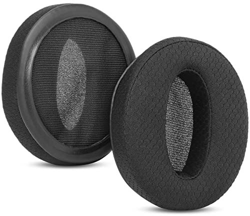 YunYiYi Schwarze Ersatz-Ohrpolster Kompatibel mit Sennheiser HD202 HD212 HD212-Pro HD497 EH150 EH250 HD62-TV und Microsoft Lifechat LX-3000 Kopfhörer
