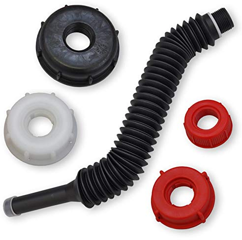 Kit d'accessoires UNIVERSEL : Long Bec verseur flexible, adapté à toutes les ouvertures de bidons, fabriqué en Allemagne