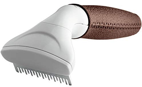 HUNTER SPA Trimmstriegel mit Spezialklinge, für mittel- bis langhaarige Hunde und Pferde, 17,5 x 6,0 cm, S