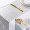 ShinyBeauty Pailletten Tabelle läufer Gold 12x72in Pailletten Tischläufer-30x180cm-Gold Hochzeitstag geburtstagsessen bankett tischdecke (Silber, 30x300cm)