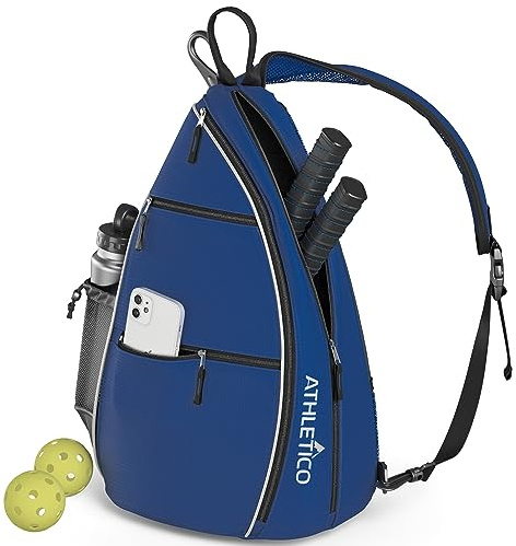 Athletico Schultertasche – Crossbody-Rucksack für Pickleball, Tennis, Racketball und Reisen für Damen und Herren