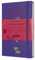 Moleskine - Harry Potter Limited Edition Notizbuch, Linierte Seiten, 5/7 Phönix Edition, Hardcover mit thematischen Grafiken und Details, Größe 13 x 21 cm, Geranium-Violett, 240 Seiten