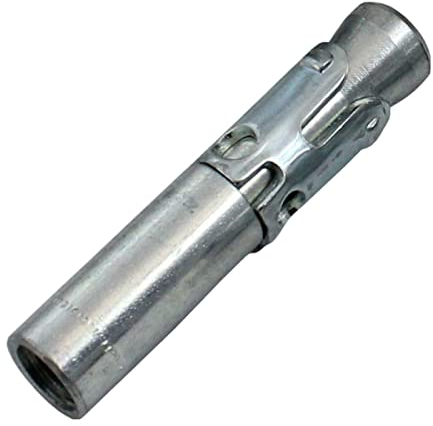 5x Lumonic InnenKeilanker M12 x 75 Verzinkt I Zur Verwendung als Keilanker, Metalldübel, Bolzenanker, Blitzdübel I Für verschiedene Arten Durchsteckmonta