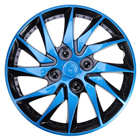 BESPORTBLE 1pc Radkappen Radkappen 14 Zoll Radkappen Radkappen Felgenabdeckung für Auto Auto Fahrzeug Reifenteile Ersatzzubehör Blau