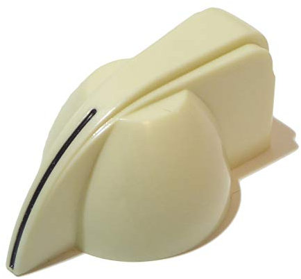 Vintage chicken head guitar/amplifier knob Ivory Bakelite tone or volume
