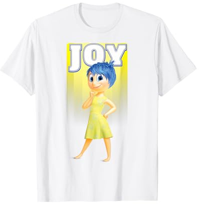 Disney Pixar Inside Out Joy Portrait Maglietta