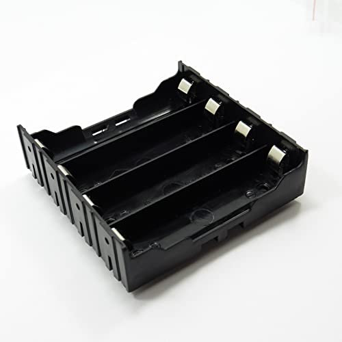 4 Cell 18650 Battery Holder Case Box Leads Pins PCB Board Mount Plastic