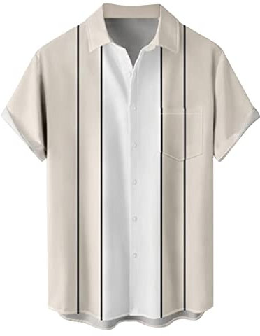 LAOSU Chemise Classe Homme Graphique Mince Col Chemise Homme Lin Chemise à Carreaux Homme BûCheron Chemise Homme Imprimé Vintage Chemise Homme Rose Chemise Bleu