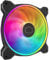 Cooler Master MasterFan MF140 Halo² Fan, Duo-Ring ARGB Gen 2 LED Rings, 120mm 1600rpm Dynamic PWM, Enlarged Fan Blades, Hybrid Frame for PC Case, Liquid and Air Cooler (MFL-B4DN-16NP2-R2),Black