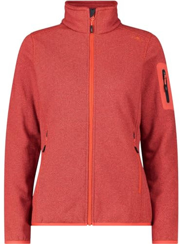 CMP - Damenjacke, Roter Fluo-Mohn-Anthrazit, M