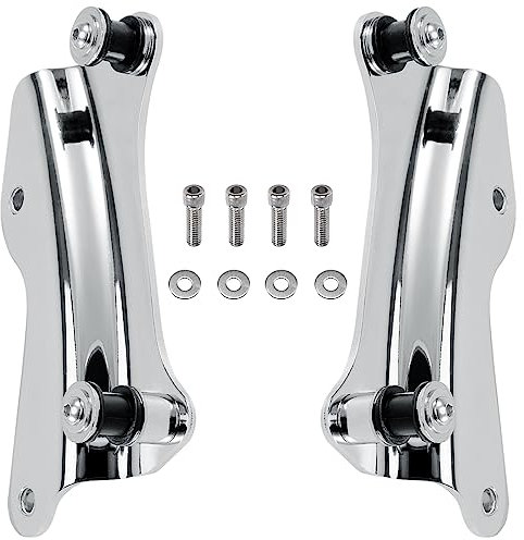 Eumti Kit hardware cromato a 4 punti per Harley Touring dal 2014 in poi, personalizzato a sgancio rapido Tour Pack portabagagli di ricambio 52300353 adatto per CVO Road King Street Road Electra Glide