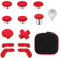 Accesorios para mando Xbox One Elite Series 2 (modelo 1797), kits de piezas de repuesto de metal compatibles con Xbox Elite Wireless Controller Series 2 Core (rojo)