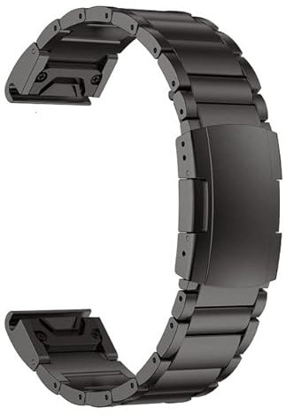 FACDEM 22 26mm Quick Fit Titan Legierung Smart Armband Für Garmin Fenix 7X 7/6 6X Pro 5 5X Plus Delta Straps MARQ/Enduro Gürtel Armband, 26mm For Fenix 5X 5XPlus, Achat