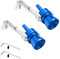 JNNJ 2 Piezas Silbato Escape Coche, Silbato De Escape Con Turbo Sonido Para Coche, Aleación Aluminio Universal Sonido Turbo Cola De Escapes Tubo De Escape Silbato Coche Pieza Modificada（Azul）