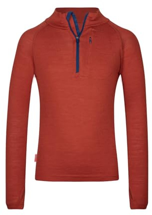 Trollkids Kids Lofoten Half Zip | Universeller Half-Zip-Pullover|Angenehmes Tragegefühl|Eine Brusttasche|Ärmelbündchen mit Daumenloch