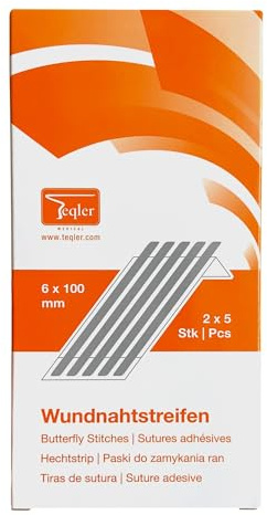 Teqler Wundnahtstreifen 6 x 100 mm