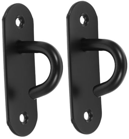 SUPVOX 2 Pz Ancoraggio a Muro Supporto a Parete per Fasce di Resistenza Ancoraggio della di grucce Bande di Resistenza Gancio Inossidabile Gancio per Fissare la Cinghia da Yoga Fan