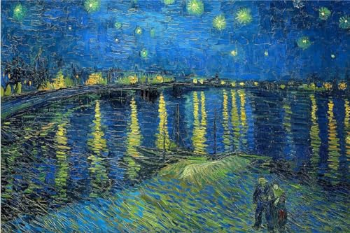 Fluss unter den Sternen – 8000-teiliges Holzpuzzle – personalisiertes Geschenk für Teenager und Erwachsene