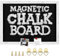 Okydoky Magnetische Kreidetafel mit Holzrahmen, Schreiben mit Kreide, Magnetsammelbrett, Holzrahmen aus Kiefernholz，45 * 60cm, HB-WH-4560