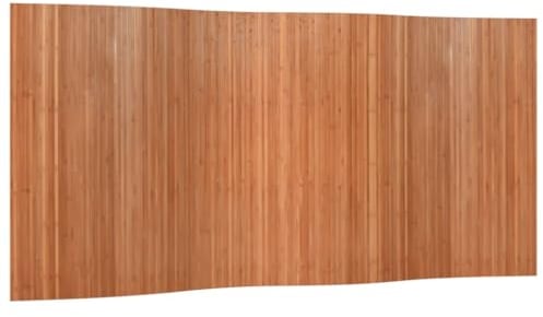 vidaXL Cloison de séparation Marron 165x400 cm Bambou, écran de séparation de pièces, séparation de Bureaux, écran de séparation, séparation de pièces