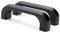 Enkotrade 2 Stück Bügelgriff mit Gewinde, Breite: 140 mm, Kunststoff Griff Handgriff D-Form Zuggriff Möbelgriff Türgriff
