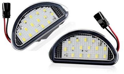 gongxini Kennzeichenleuchte Kennzeichenleuchten Auto Kennzeichen Licht Ersatz,für Toyota Aygo MK1 2005-2014