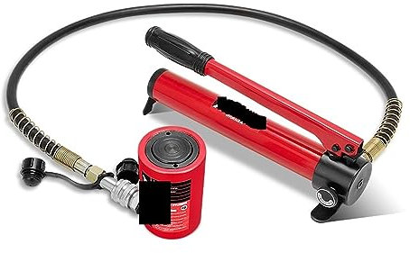 Cilindro idraulico di tipo corto da 20 tonnellate, corsa del martinetto idraulico da 50 mm con pompa idraulica(Size:CP-180 with gauge)