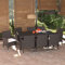 KATERYY 9-TLG. Garten-Essgruppe mit Kissen Poly Rattan Braun,Hochwertiges GartenmöbelSet aus Rattan: Stilvoll und langlebig für Garten, Balkon und Terrasse