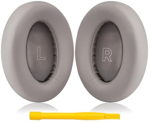Cuscinetti auricolari di ricambio per cuffie Bose QuietComfort Ultra Wireless, cuscinetti auricolari con pelle proteica più morbida e memory foam ad alta densità per isolamento acustico (arenaria)