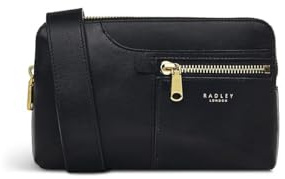 RADLEY London Womens Black Pockets Icon Small Zip Top Cross Body Bag H1690001