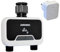 Jardibric - Programador wifi de riego con aplicación Tuya Smart, control remoto y voz (Google/Alexa), IP54, caudal 2100 L/h, presión 0,5 a 8 bares, 2 vías, función manual y lluvia dela